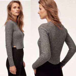Aritzia Babaton Nathaniel Cropped Sweater